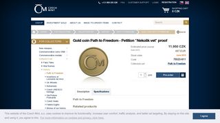 
                            10. Gold coin Path to Freedom - Petition 