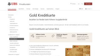 
                            1. Gold Kreditkarte: Mit Zutritt zu Airport-Lounges | UBS Schweiz