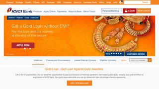 
                            3. Gold Loan, Interest Rates, Calculator - Loan Against Gold ... - ICICI Bank