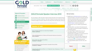 
                            5. GOLD Perinatal Speaker Interview 2018