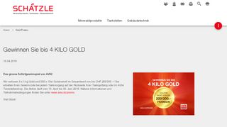 
                            5. Gold Promo | Schätzle AG