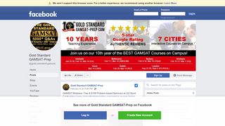 
                            6. Gold Standard GAMSAT-Prep - Posts | Facebook