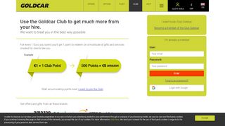 
                            1. Goldcar Club: exclusive gifts when you make a booking