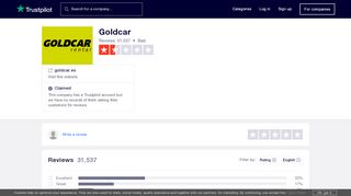 
                            6. Goldcar Reviews | Read Customer Service Reviews of ... - Trustpilot