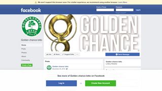 
                            13. Golden chance lotto - Home | Facebook