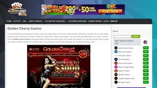 
                            6. Golden Cherry Casino - No deposit bonus Blog
