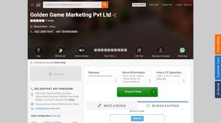 
                            10. Golden Game Marketing Pvt Ltd, Mulund West - Internet Websites For ...