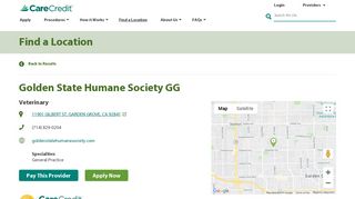 
                            11. Golden State Humane Society GG | General Practice in GARDEN ...
