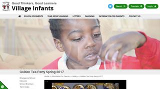 
                            10. Golden Tea Party Spring 2017 | Village Infants' School