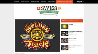 
                            6. Golden Tiger Casino | Swiss Casino Online