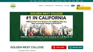 
                            1. Golden West College | Huntington Beach, CA