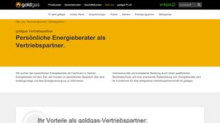 
                            13. goldgas Persönliche Energieberater als Vertriebspartner