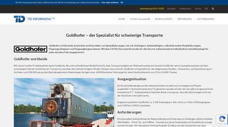 
                            11. Goldhofer - der Spezialist für schwierige Transporte | TID Informatik ...