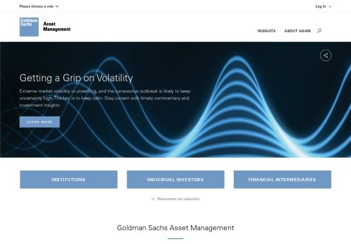 
                            11. Goldman Sachs Asset Management - Homepage
