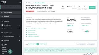 
                            12. Goldman Sachs Global CORE® Equity Port. Base Dist. | CAPinside.com