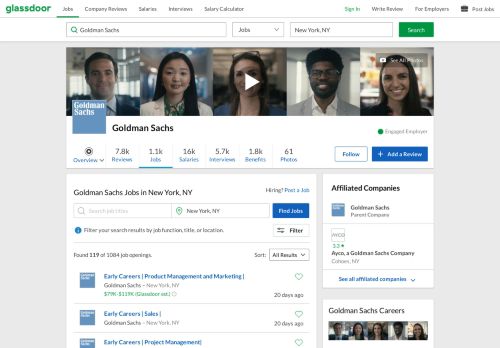 
                            12. Goldman Sachs Jobs in New York, NY | Glassdoor