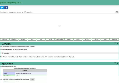 
                            10. goldnet.pamgolding.co.za DNS Tree