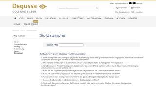 
                            1. Goldsparplan | Degussa Goldhandel