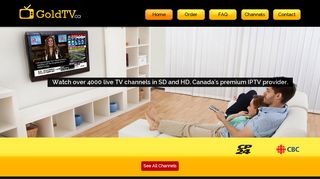 
                            2. GoldTV.ca - Canada's Premium IPTV