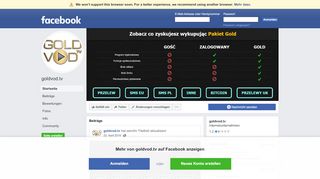 
                            10. goldvod.tv - Internetunternehmen | Facebook - 1 Bewertung - 4 Fotos