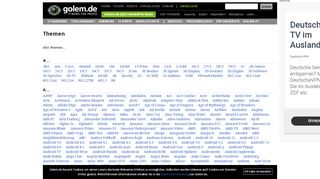 
                            11. Golem.de: Themen