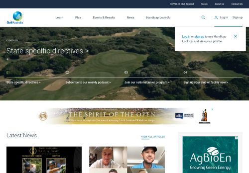 
                            13. Golf Australia | Handicap look-up, News, Course ratings, Club golf ...