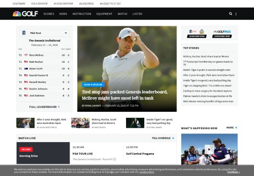 
                            11. Golf Channel: Golf News, Tournaments, Tours & Leaderboards