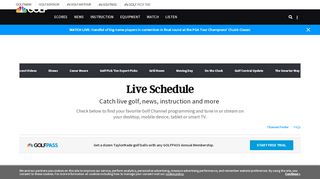 
                            13. Golf Channel Live Stream & TV Schedule | Golf Channel