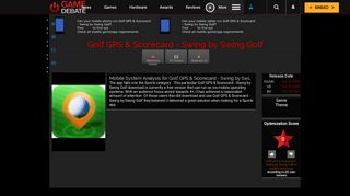 
                            9. Golf GPS & Scorecard - Swing by Swing Golf mobile phone app - Can ...