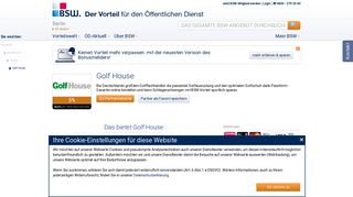 
                            10. Golf House: 5% Vorteil | bsw.de