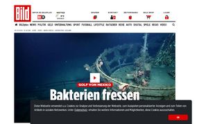 
                            10. Golf von Mexiko | Bakterien fressen Nazi-U-Boot 166 auf - News ...