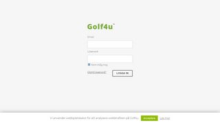 
                            1. Golf4u - Ta grönt kort online! - Inloggning