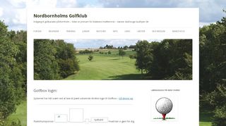 
                            4. Golfbox login: | Nordbornholms Golfklub