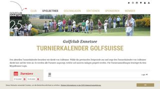 
                            12. Golfclub Ennetsee – Turnierkalender Golfsuisse