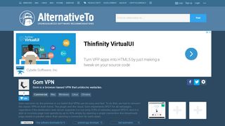 
                            9. Gom VPN Alternatives and Similar Software - AlternativeTo.net