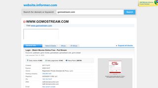 
                            4. gomostream.com at WI. Login - Watch Movies Online Free - Put Stream