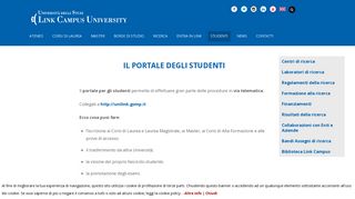 
                            2. Gomp: Il portale degli studenti della Link Campus University
