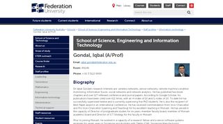 
                            10. Gondal, Iqbal (A/Prof) - Federation University Australia