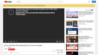 
                            12. goneo easyPage: Wie individualisiere ich meine Homepage? - YouTube