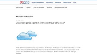 
                            2. GoneoCloud | goneo Blog