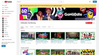 
                            2. GoNoodle | Get Moving - YouTube