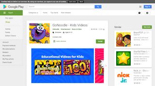 
                            6. GoNoodle - Kid Movement & Mindfulness Videos! - Apps on Google ...