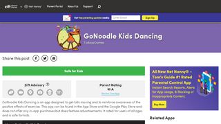
                            10. GoNoodle Kids Dancing - Zift App Advisor
