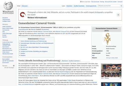 
                            9. Gonsenheimer Carneval-Verein – Wikipedia