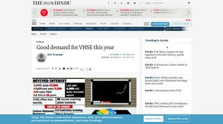 
                            11. Good demand for VHSE this year - The Hindu