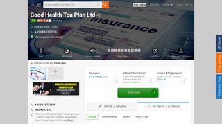 
                            11. Good Health Tpa Plan Ltd, Dwaraka Nagar - Health Insurance ...