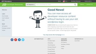 
                            4. Good News! - ADP Marketplace Developer Portal