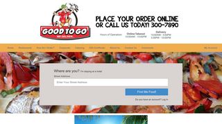
                            7. Good To Go Restaurant Delivery Service
