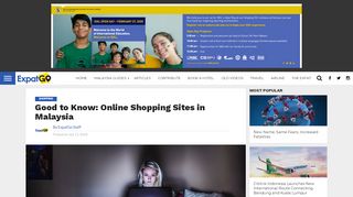 
                            10. Good to Know: Online Shopping Sites in Malaysia - ExpatGo