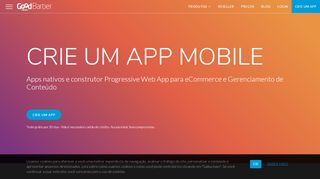 
                            3. GoodBarber: Construtor de App Nativo